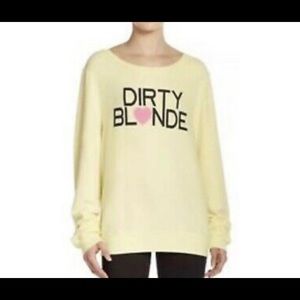 Wild fox dirty blonde sweatshirt